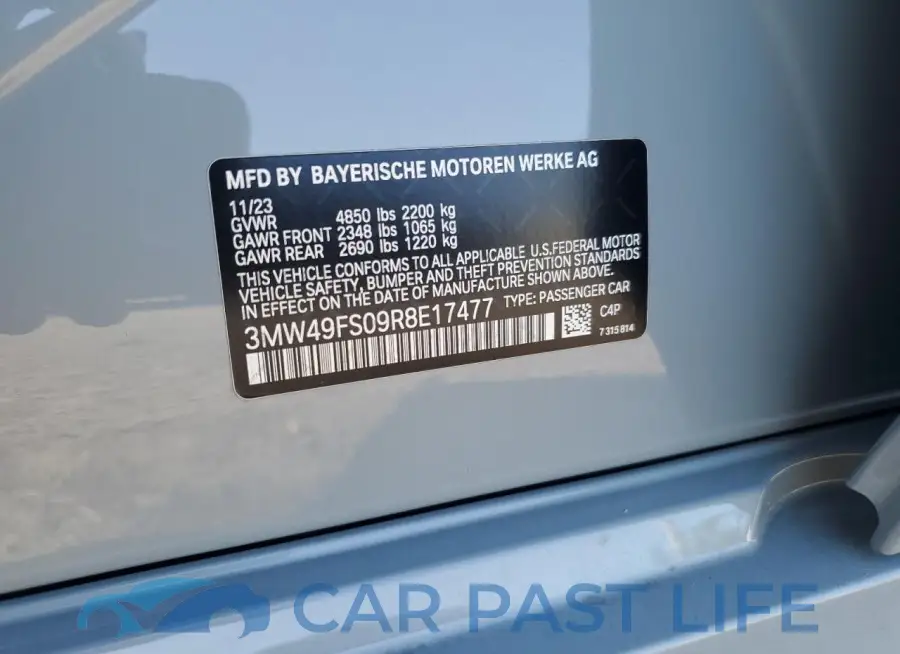 3MW49FS09R8E17477# 13