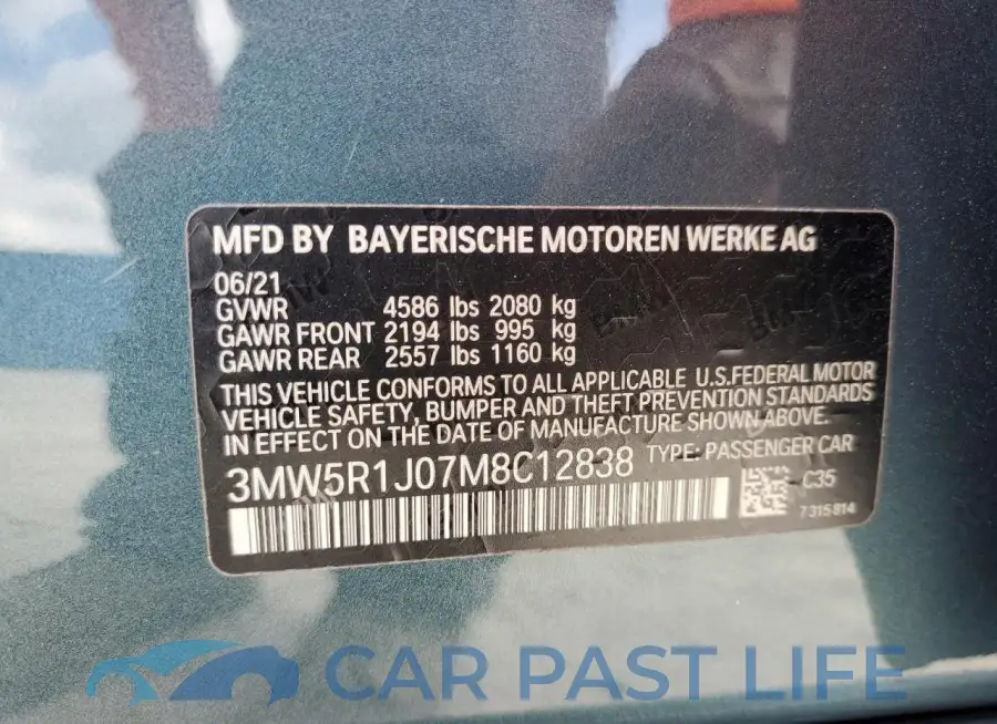3MW5R1J07M8C12838# 12