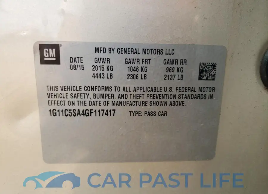 1G11C5SA4GF117417# 12