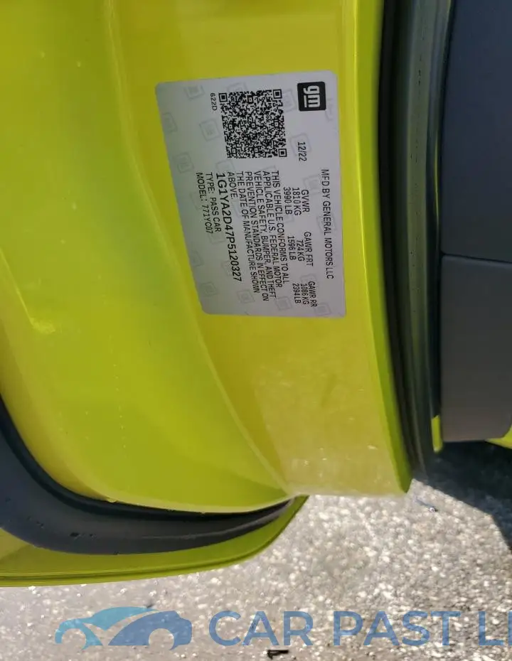 1G1YA2D47P5120327# 12