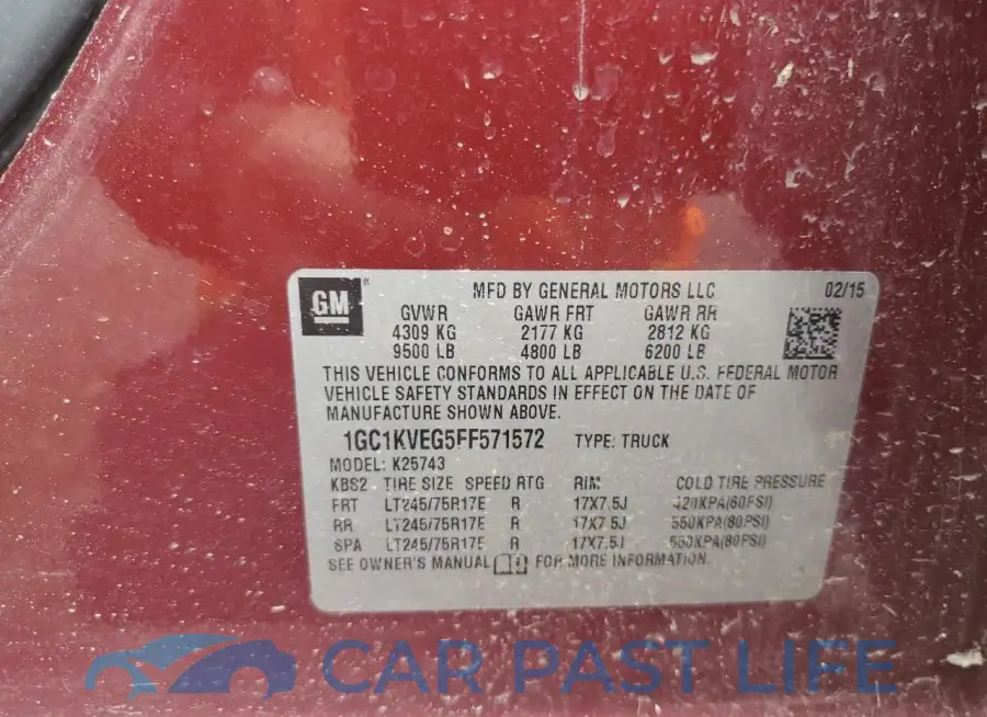 1GC1KVEG5FF571572# 12