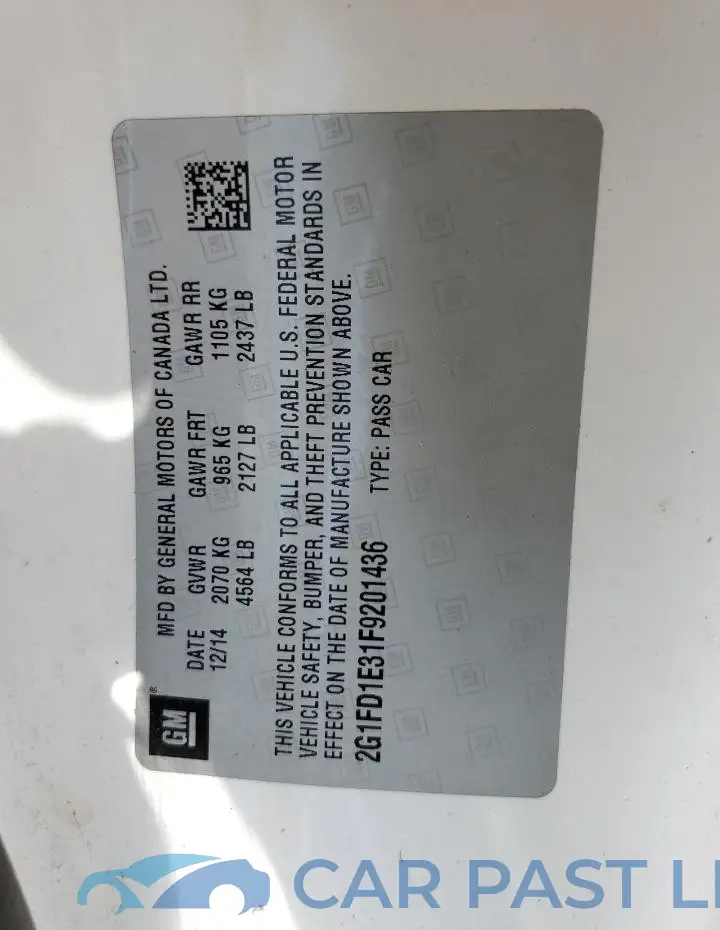 2G1FD1E31F9201436# 13