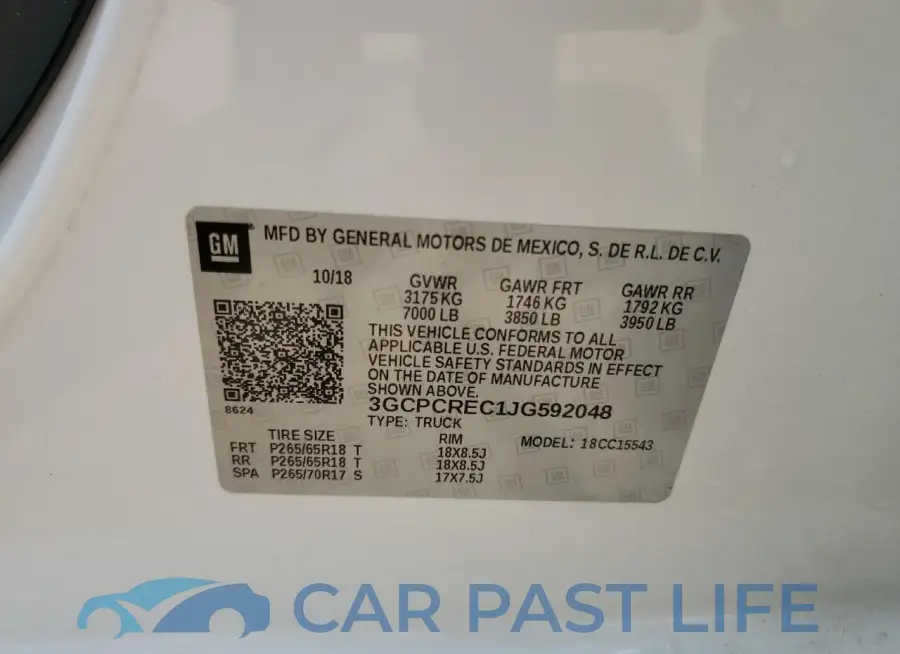 3GCPCREC1JG592048# 12