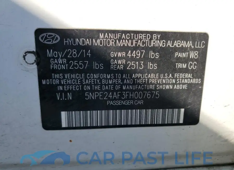 5NPE24AF3FH007675# 12