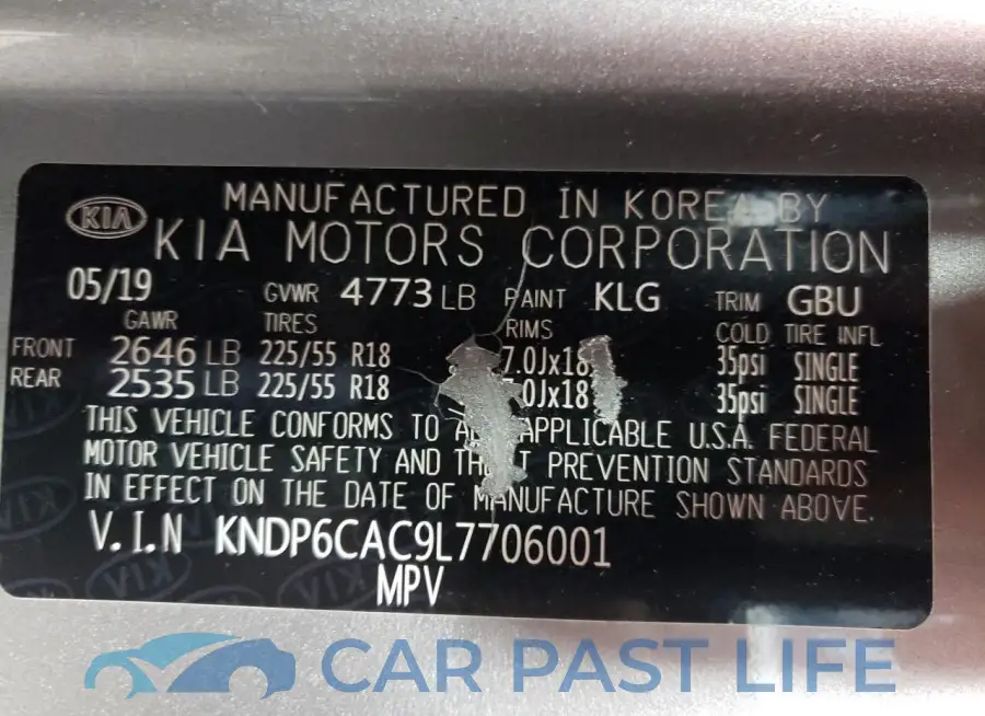 KNDP6CAC9L7706001# 13
