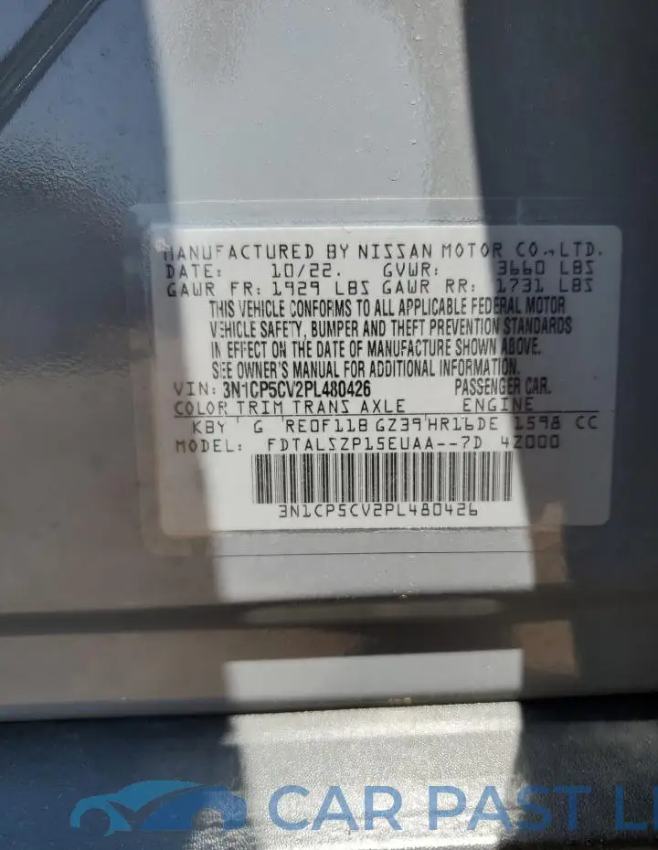 3N1CP5CV2PL480426# 12
