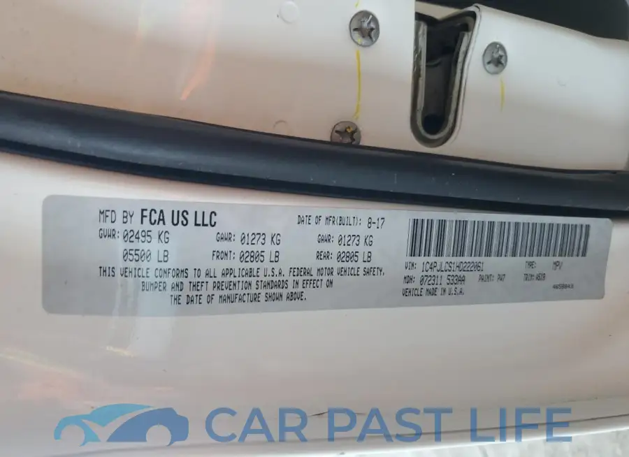 1C4PJLCS1HD222061# 12