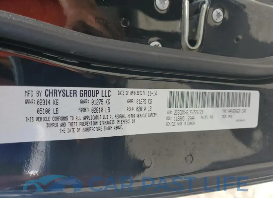 2C3CDXHG1FH726129# 12