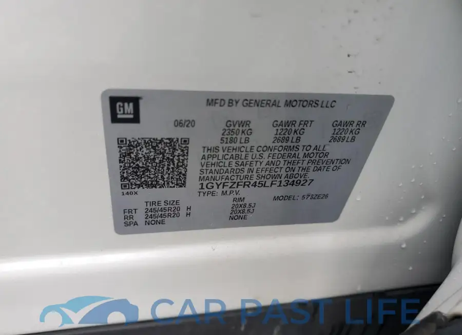 1GYFZFR45LF134927# 12