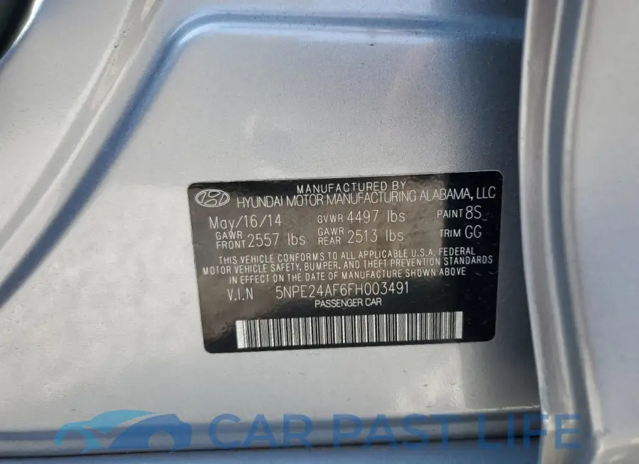 5NPE24AF6FH003491# 12