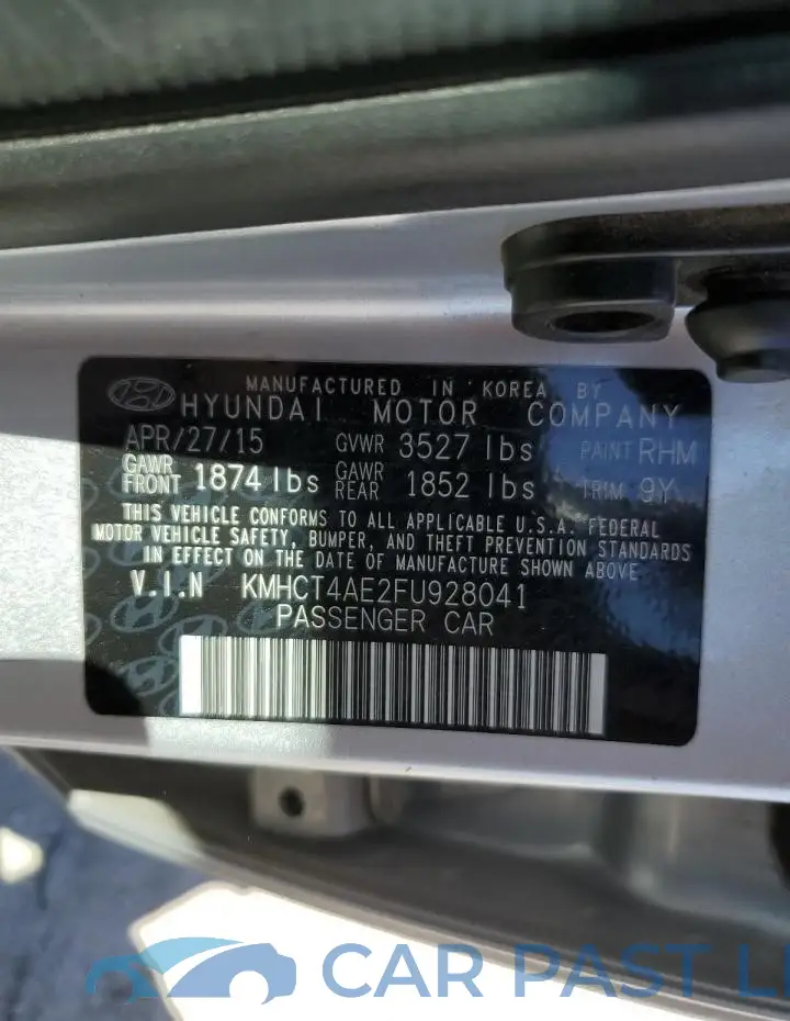 KMHCT4AE2FU928041# 12