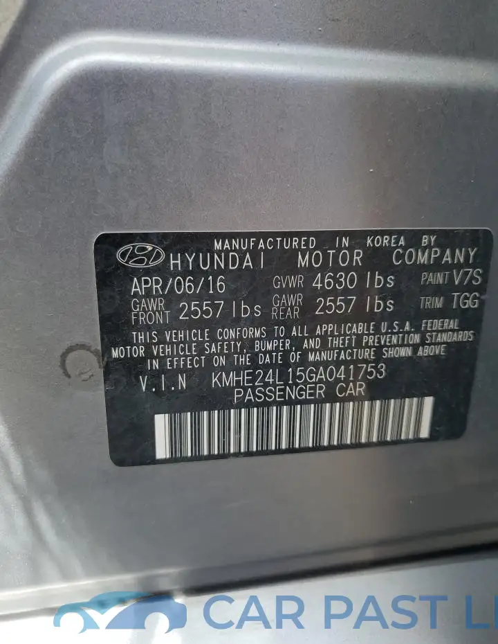 KMHE24L15GA041753# 12