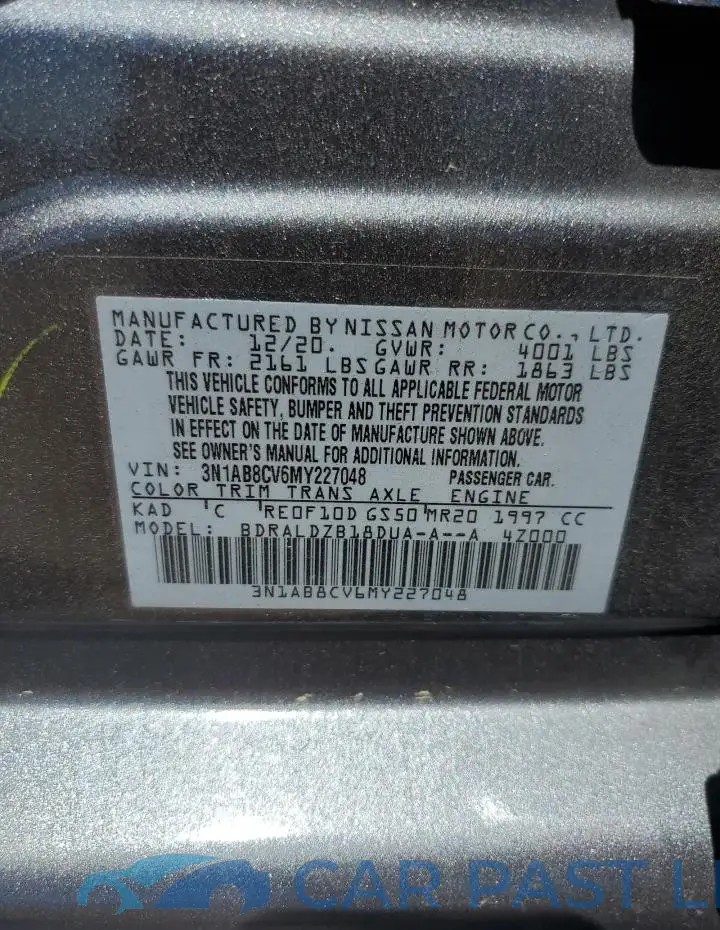 3N1AB8CV6MY227048# 12