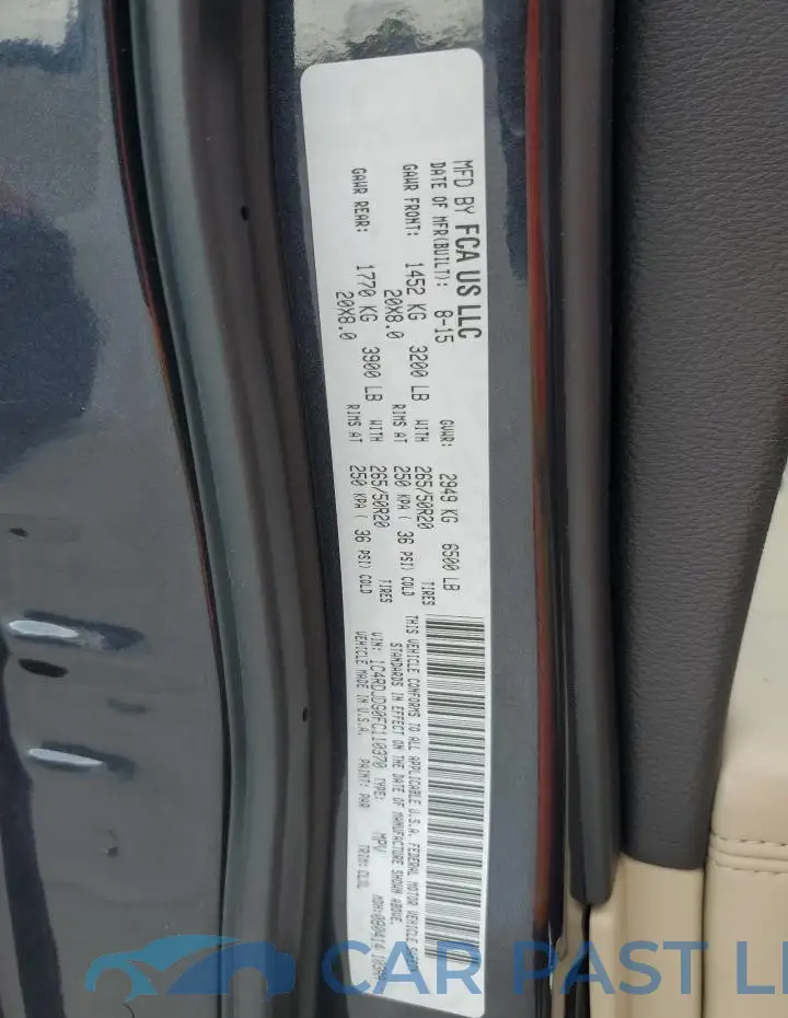 1C4RDJDG0FC110370# 12