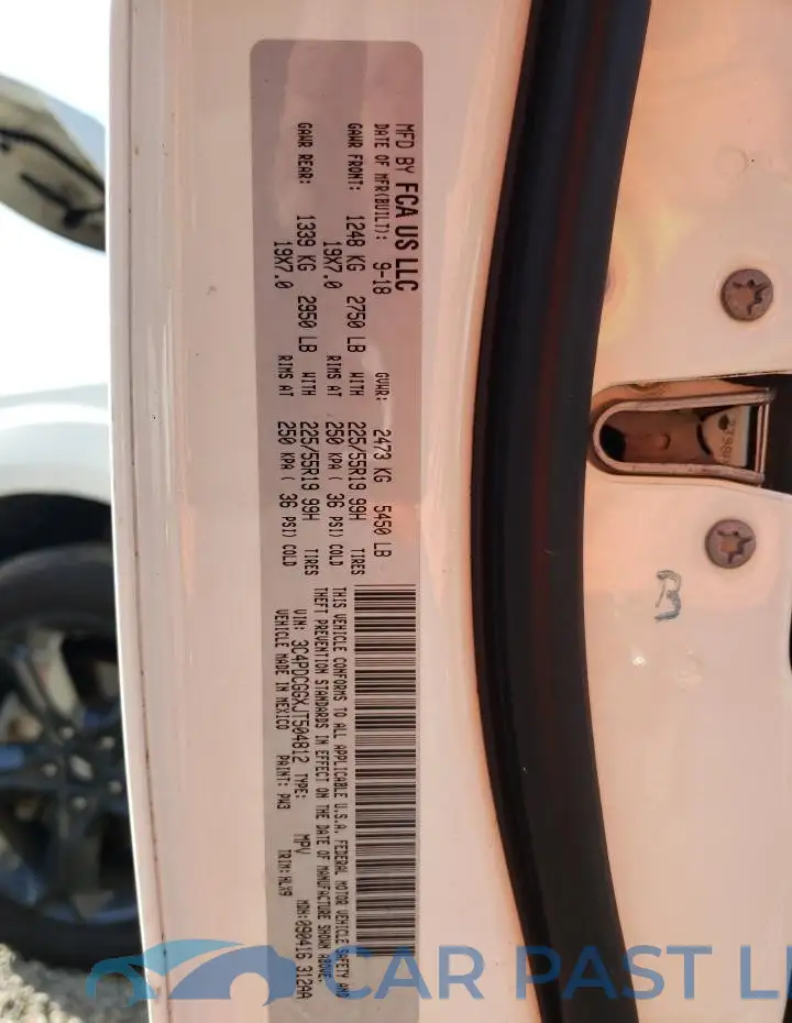 3C4PDCGGXJT504812# 13