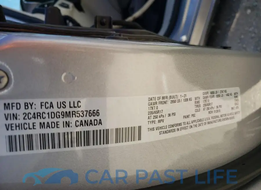 2C4RC1DG9MR537666# 13