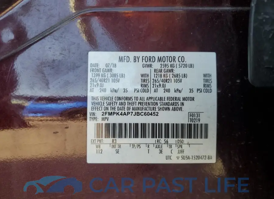 2FMPK4AP7JBC60452# 13