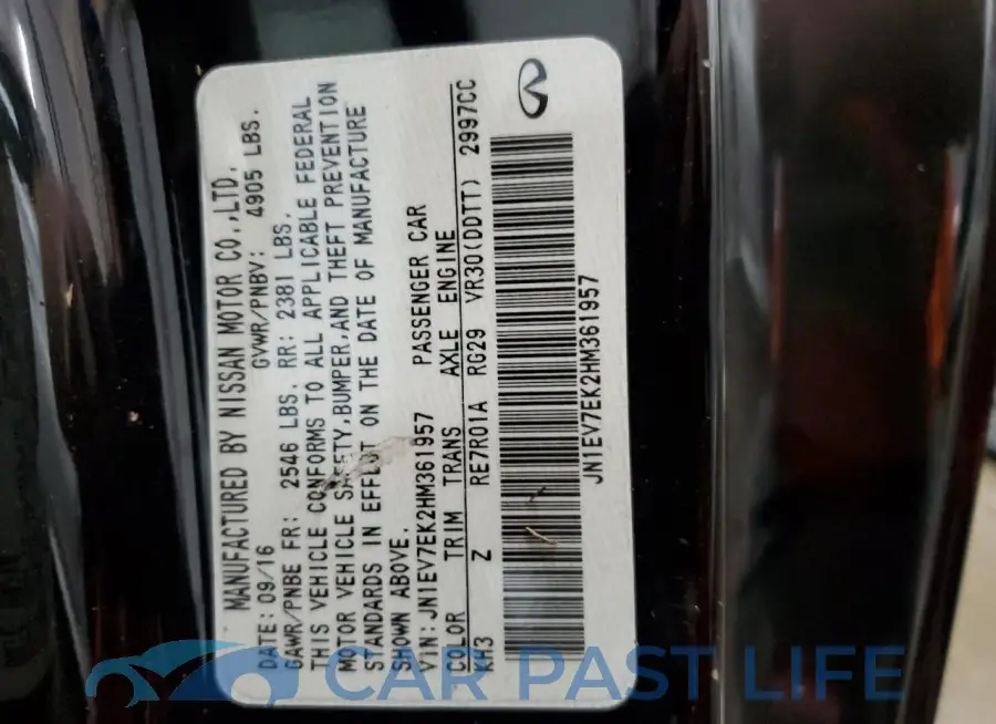JN1EV7EK2HM361957# 12