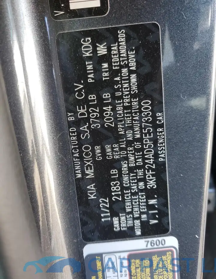 3KPF24AD5PE573300# 12