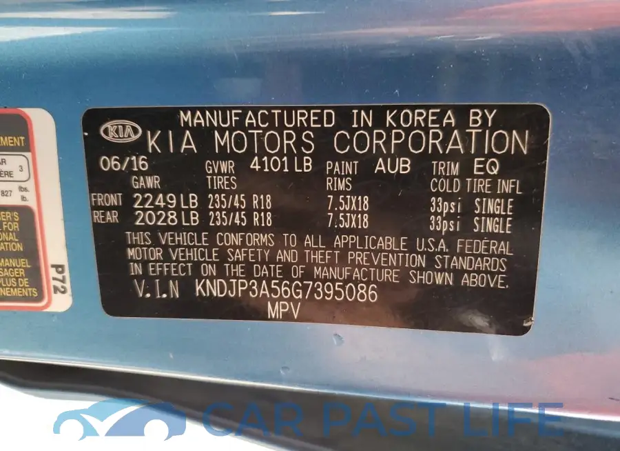 KNDJP3A56G7395086# 13