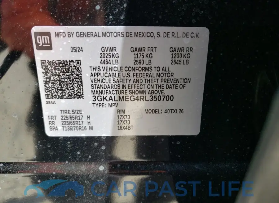 3GKALMEG4RL350700# 13