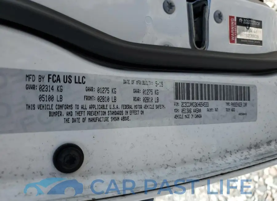 2C3CCAAG3KH654533# 12
