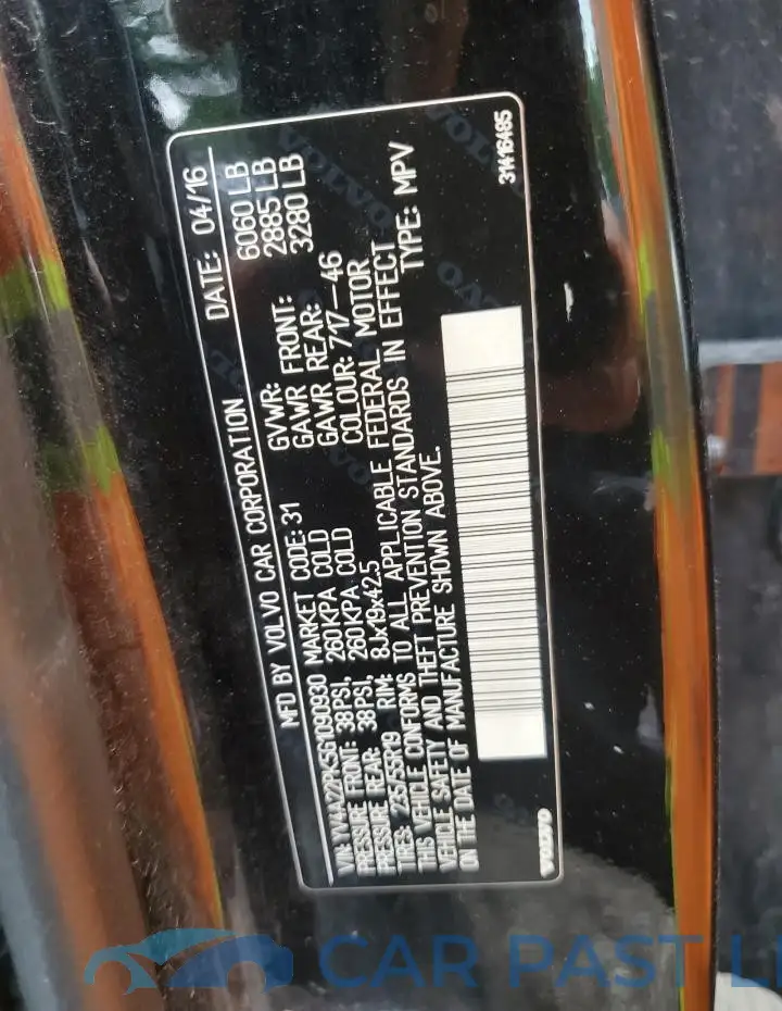 YV4A22PK5G1090930# 13