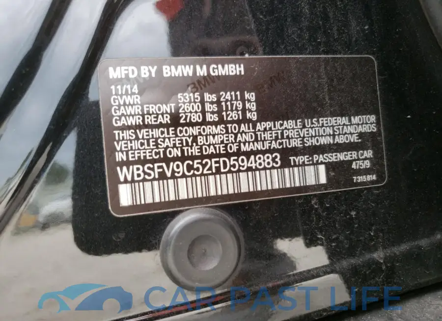 WBSFV9C52FD594883# 12