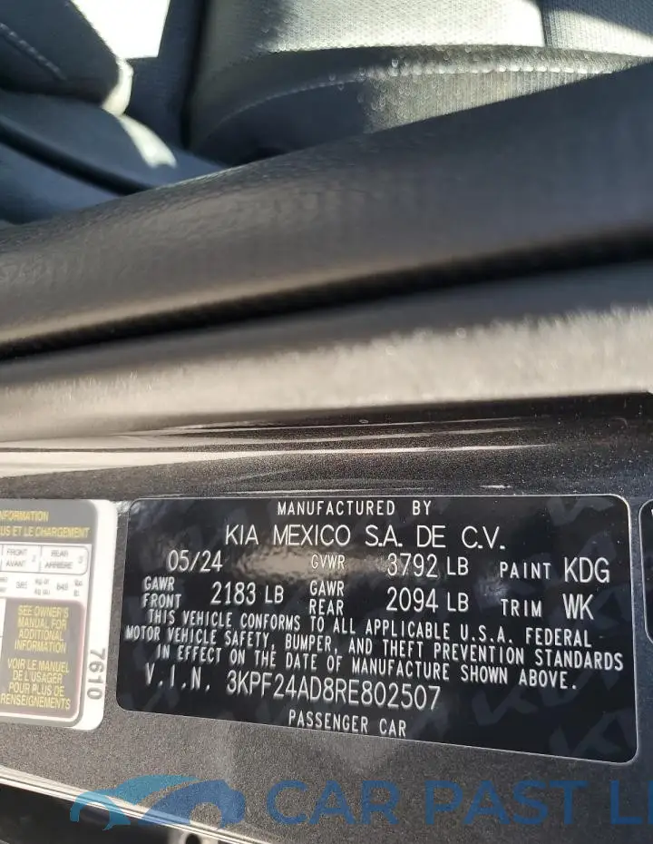 3KPF24AD8RE802507# 13