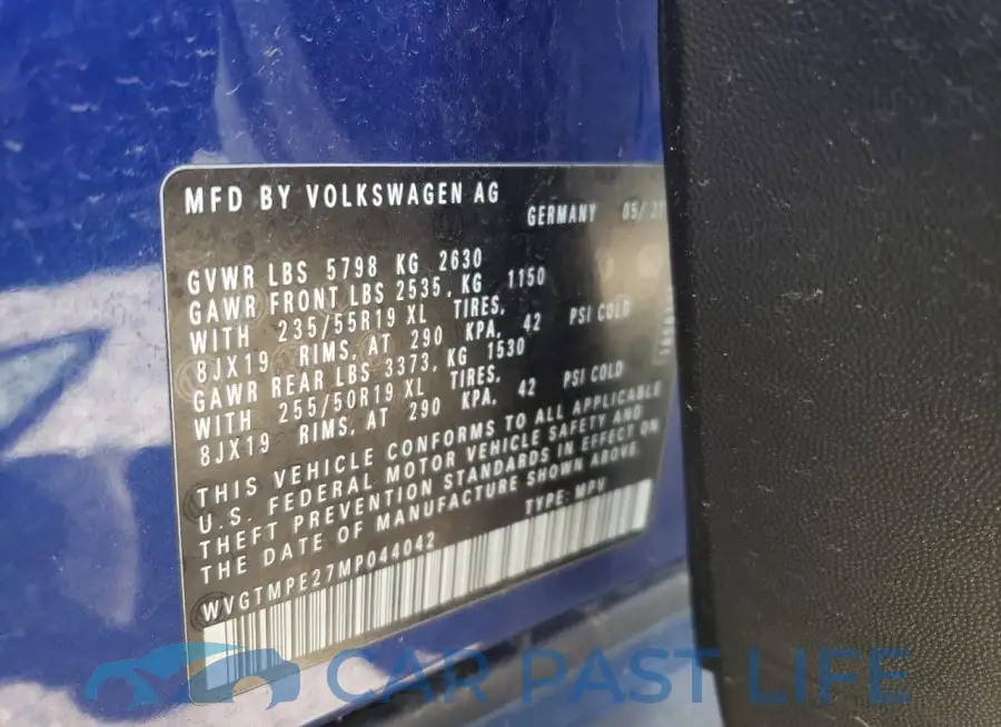 WVGTMPE27MP044042# 13