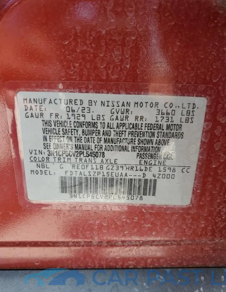 3N1CP5CV2PL545078# 13