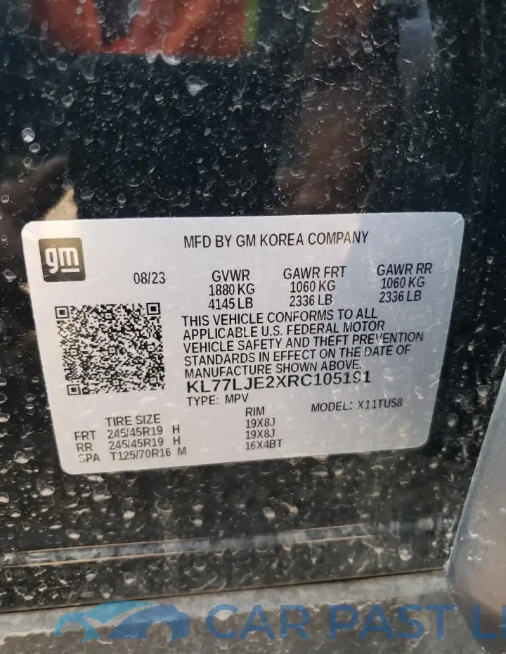 KL77LJE2XRC105191# 12