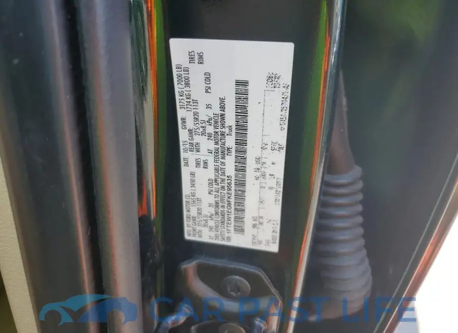 1FTEW1EG9FKE95635# 12