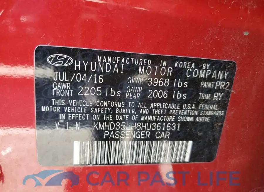 KMHD35LH8HU361631# 12