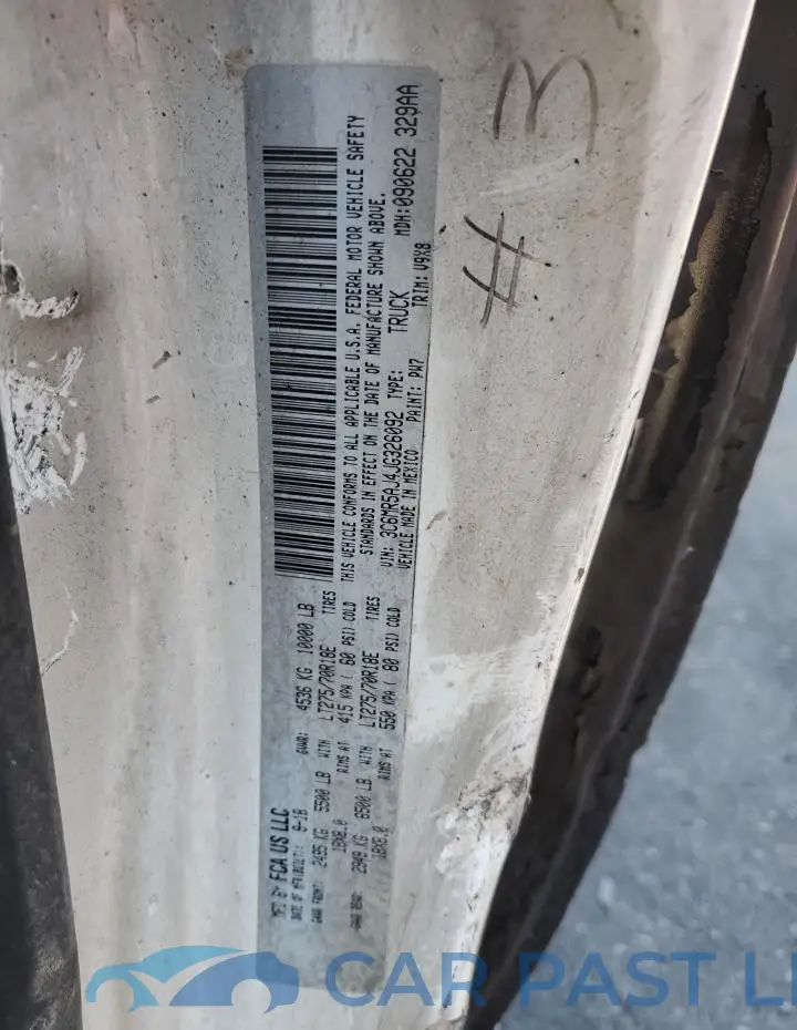 3C6MR5AJ4JG326092# 12