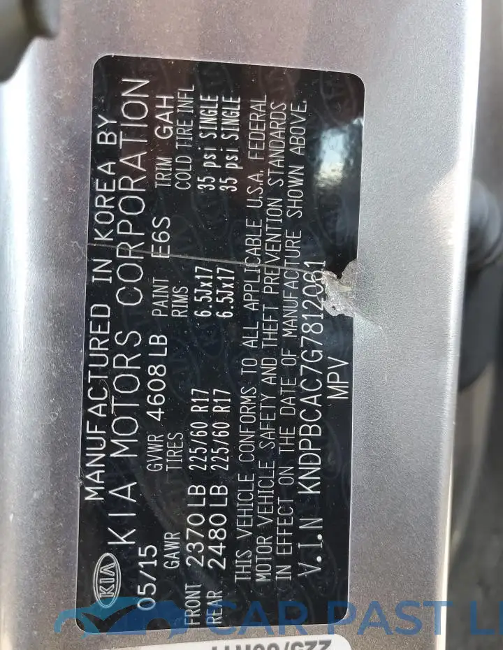 KNDPBCAC7G7812061# 13