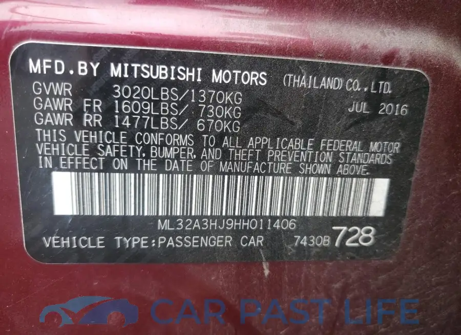 ML32A3HJ9HH011406# 12