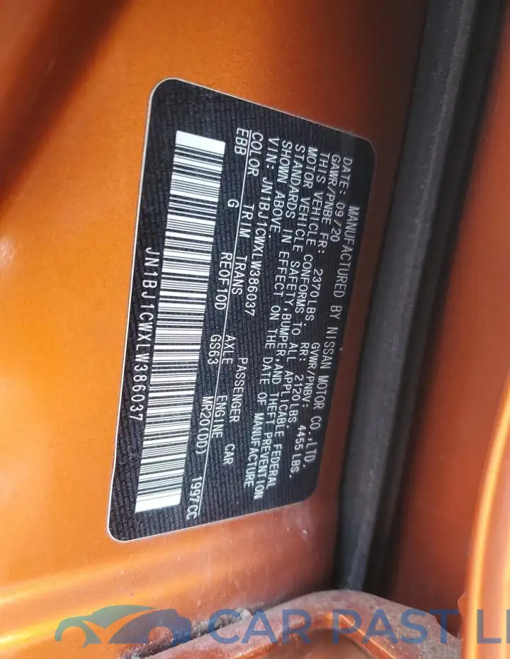 JN1BJ1CWXLW386037# 12