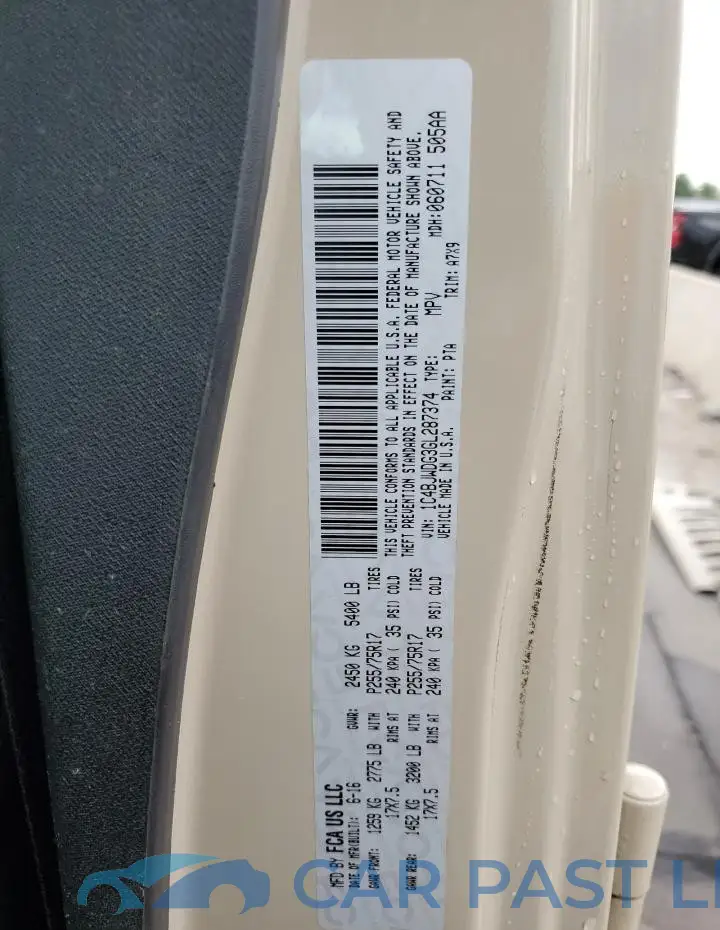 1C4BJWDG3GL287374# 14
