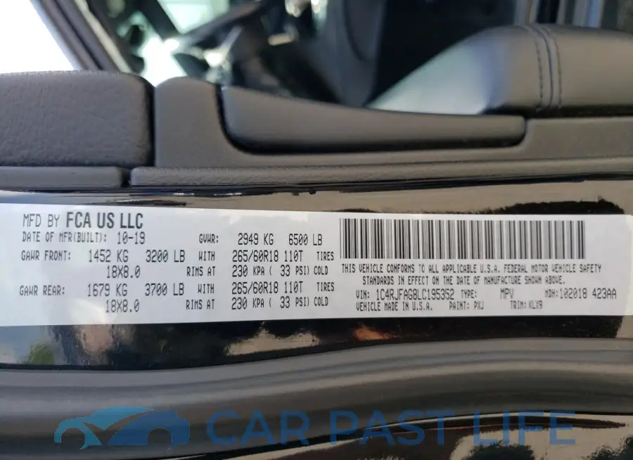 1C4RJFAG8LC195352# 13