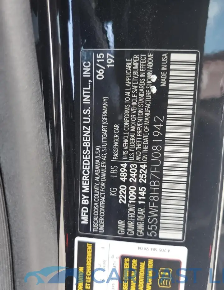 55SWF8HB7FU081942# 12