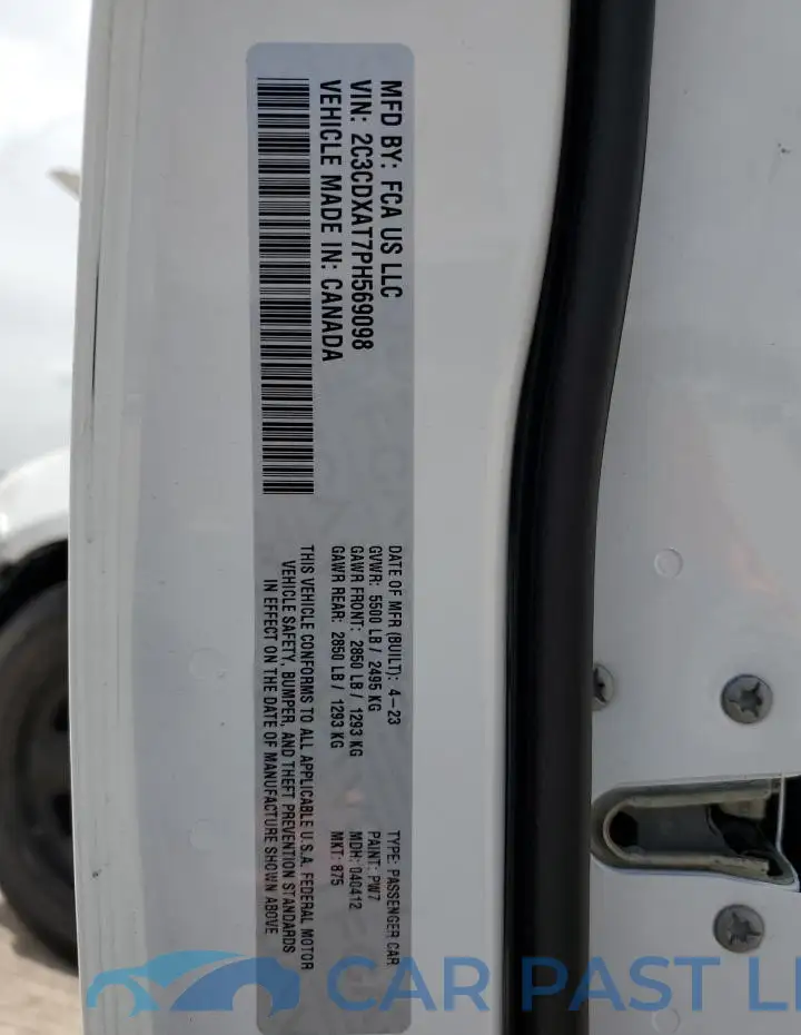 2C3CDXAT7PH569098# 13
