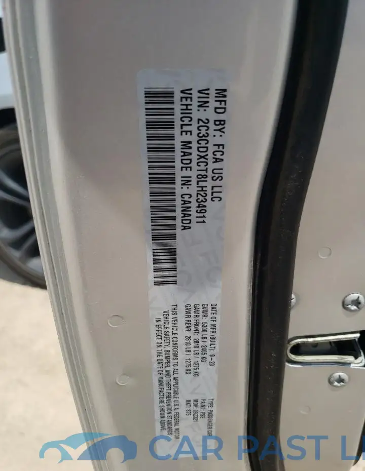 2C3CDXCT8LH234911# 12