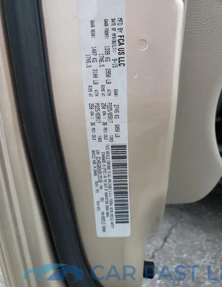 2C4RDGBGXGR125182# 13