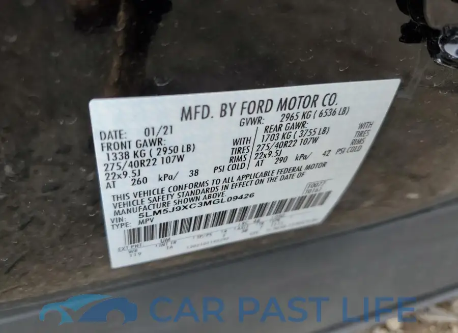 5LM5J9XC3MGL09426# 13