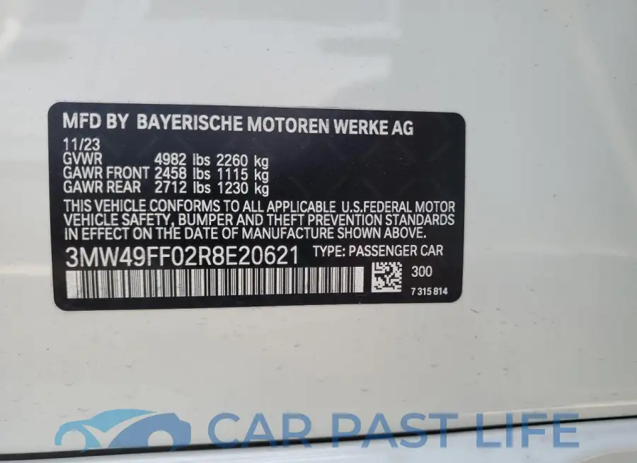 3MW49FF02R8E20621# 12