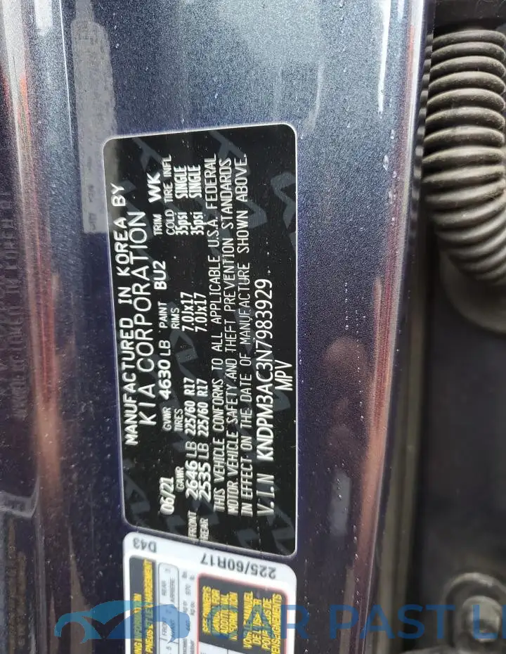 KNDPM3AC3N7983929# 13
