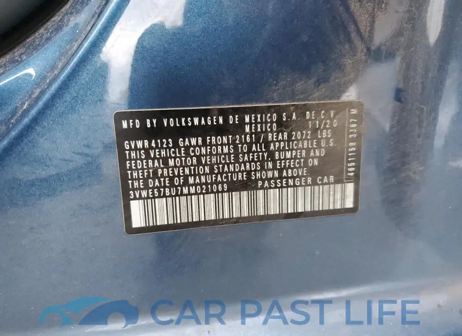 3VWE57BU7MM021069# 12