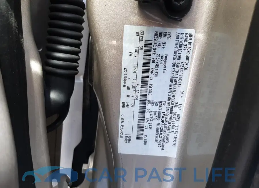 1FADP3K20JL215820# 13