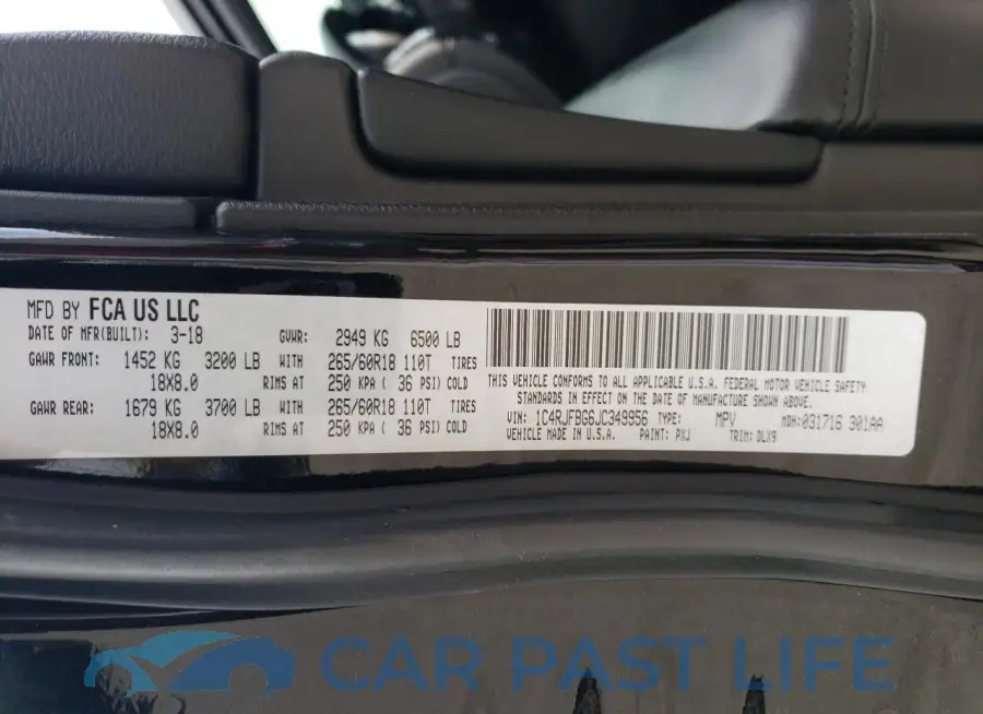 1C4RJFBG6JC349956# 13
